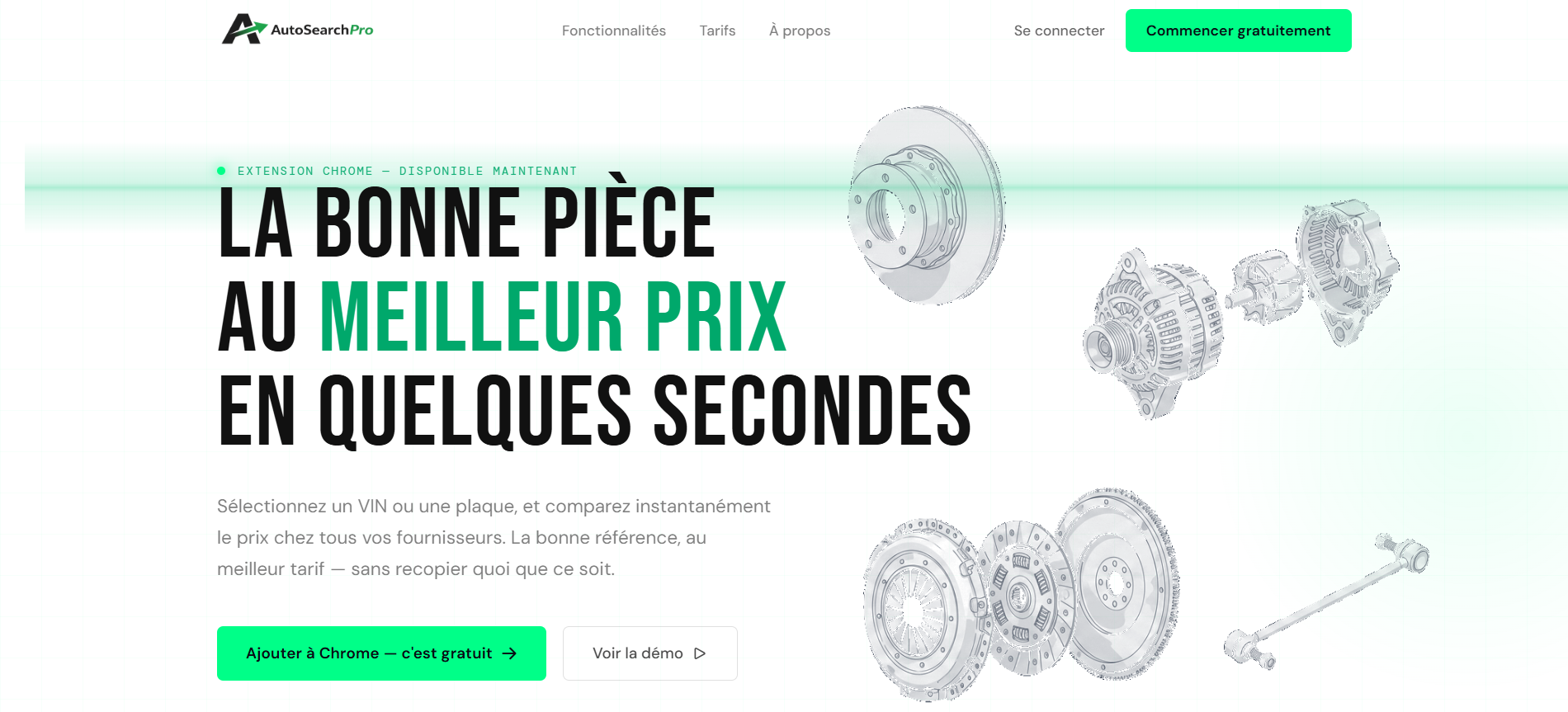 Aperçu du site AutoSearchPro